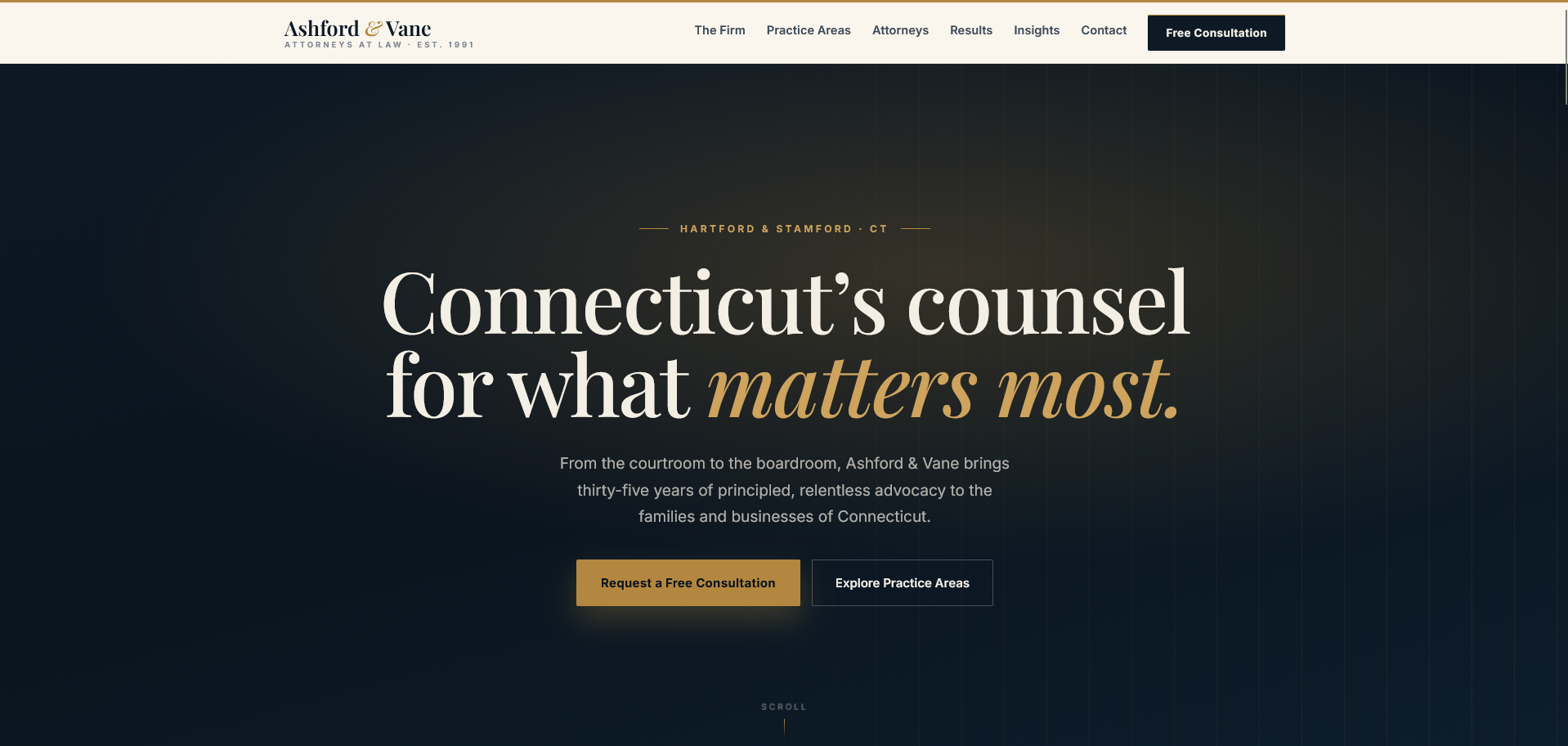 Ashford & Vane Law Group